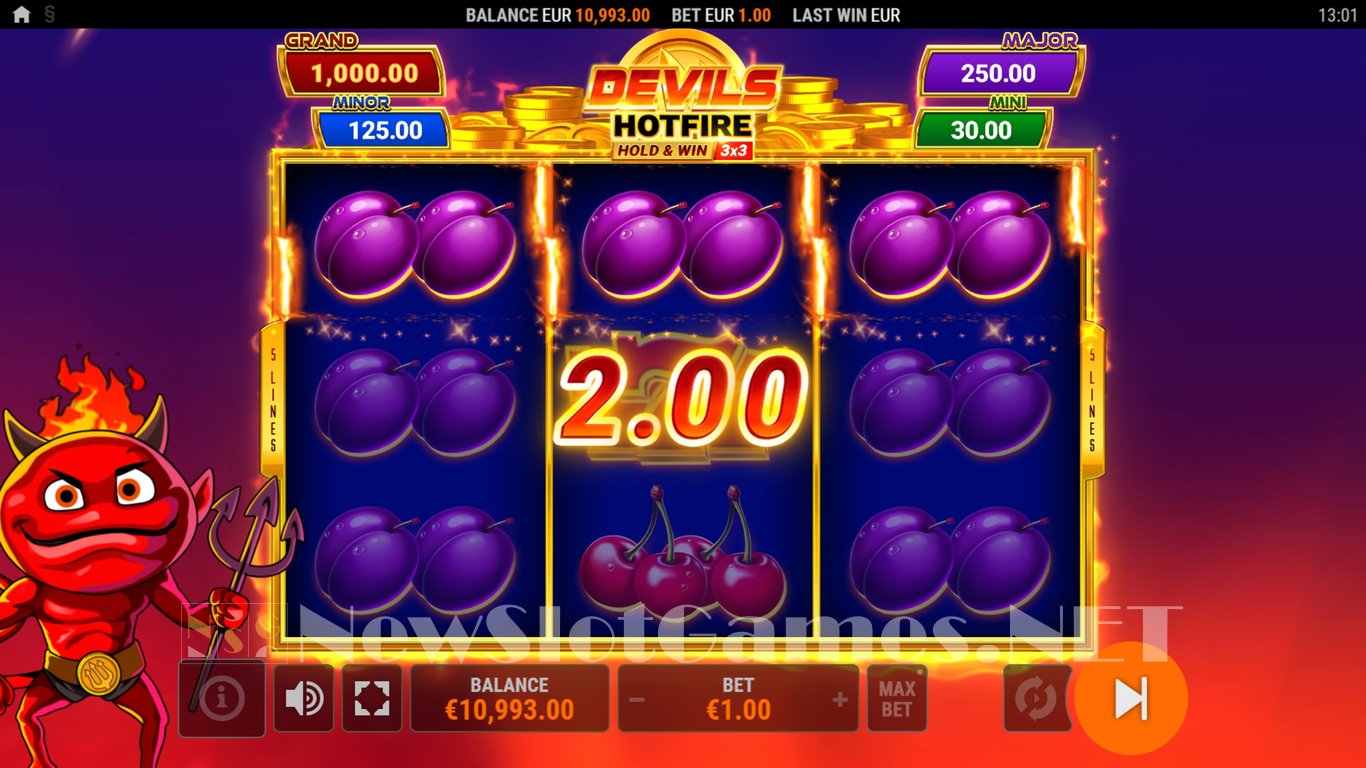 Devils HotFire Hold & Win Slot Slot Image in Demo - pic. 3