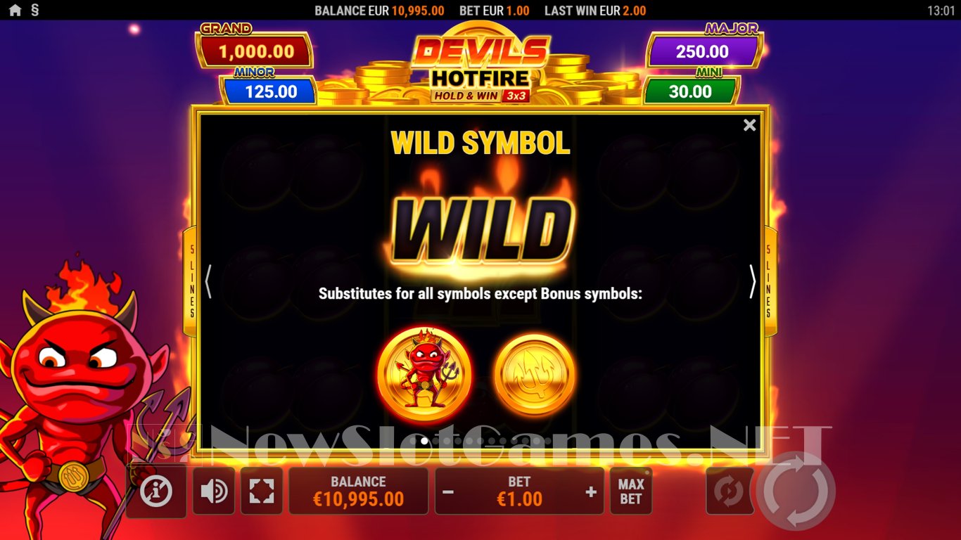 Devils HotFire Hold & Win Slot Slot Image in Demo - pic. 5