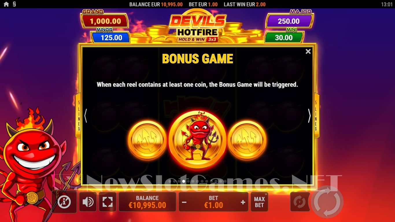 Devils HotFire Hold & Win Slot Slot Image in Demo - pic. 6