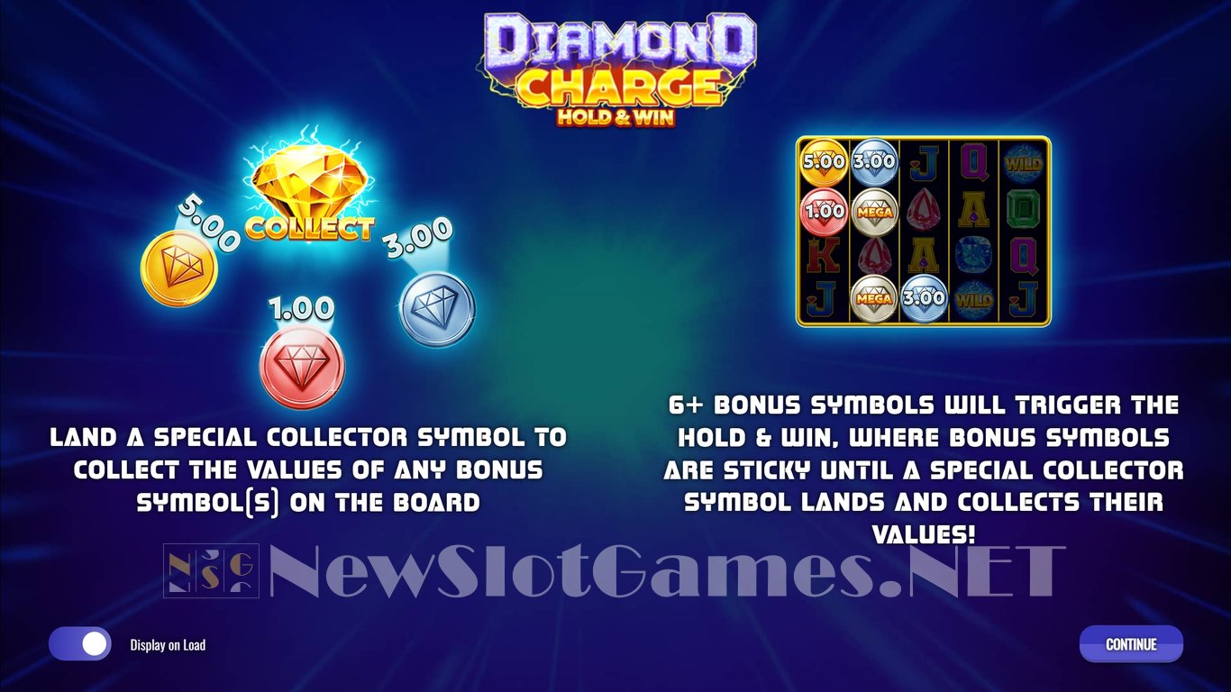 Diamond Charge Hold & Win Slot Demo Image