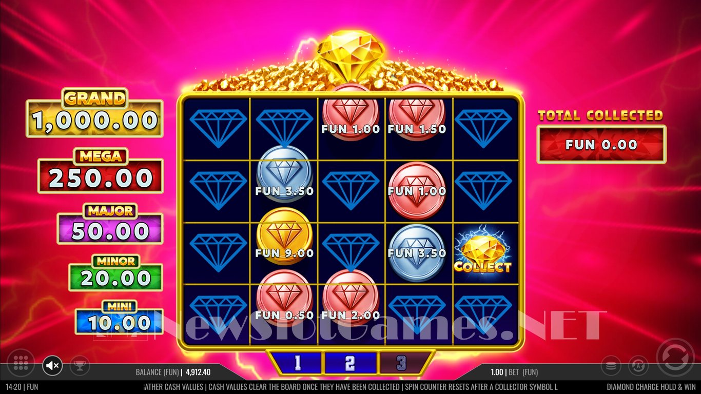 Diamond Charge Hold & Win Slot Slot Image in Demo - pic. 11