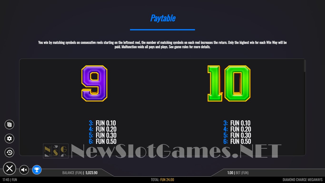 Diamond Charge Megaways Slot Slot Image in Demo - pic. 8
