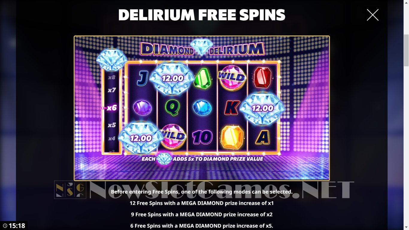 Diamond Delirium Slot Slot Image in Demo - pic. 6