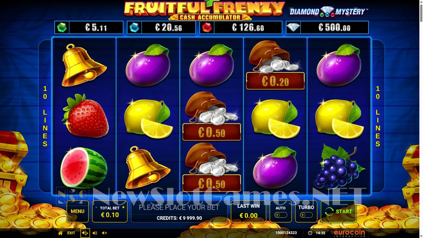 Diamond Mystery Fruitful Frenzy Slot Demo Image