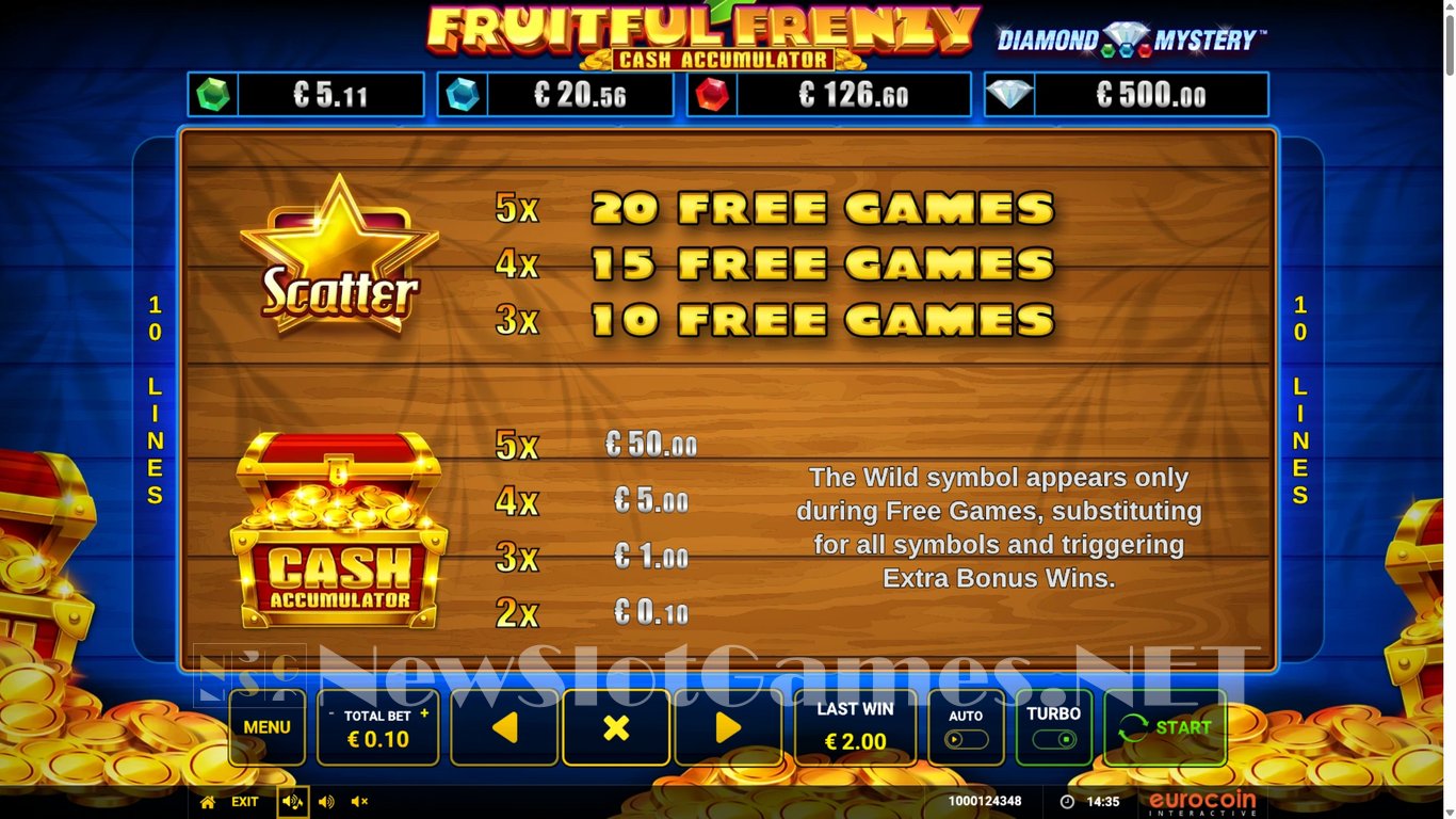 Diamond Mystery Fruitful Frenzy Slot Slot Image in Demo - pic. 7