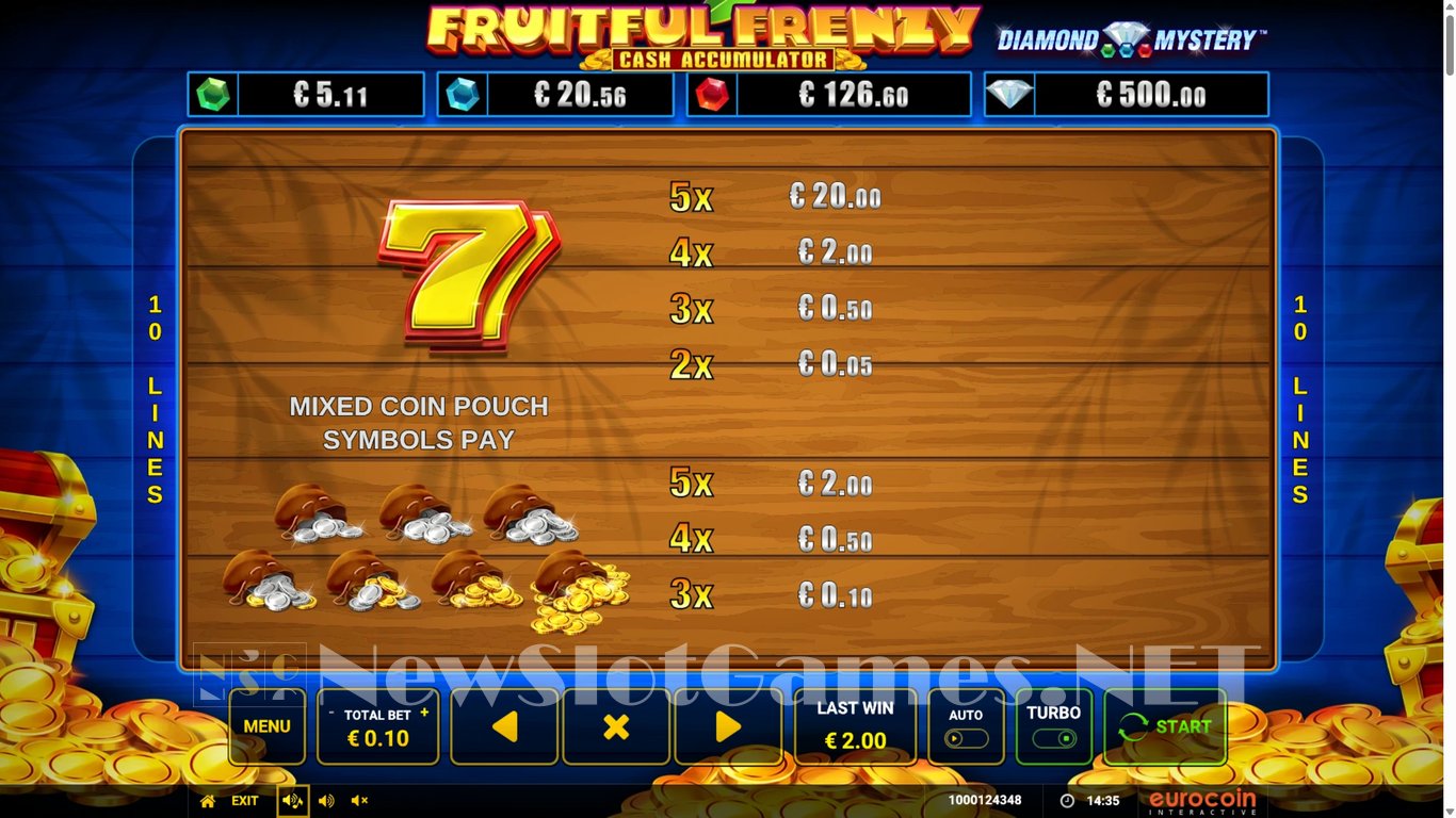 Diamond Mystery Fruitful Frenzy Slot Slot Image in Demo - pic. 8