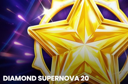 Diamond Supernova 20 Slot Logo