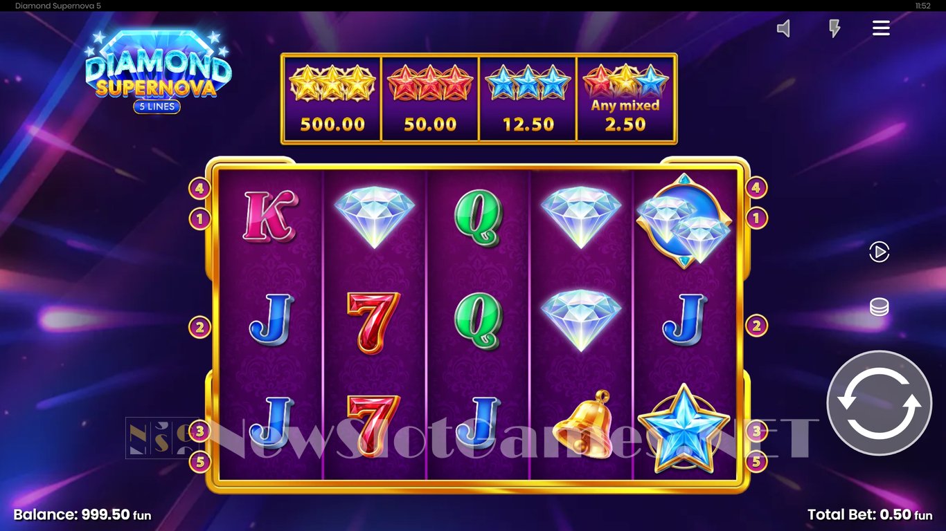 Diamond Supernova 5 Slot Demo Image