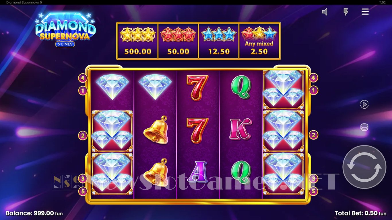 Diamond Supernova 5 Slot Slot Image in Demo - pic. 2