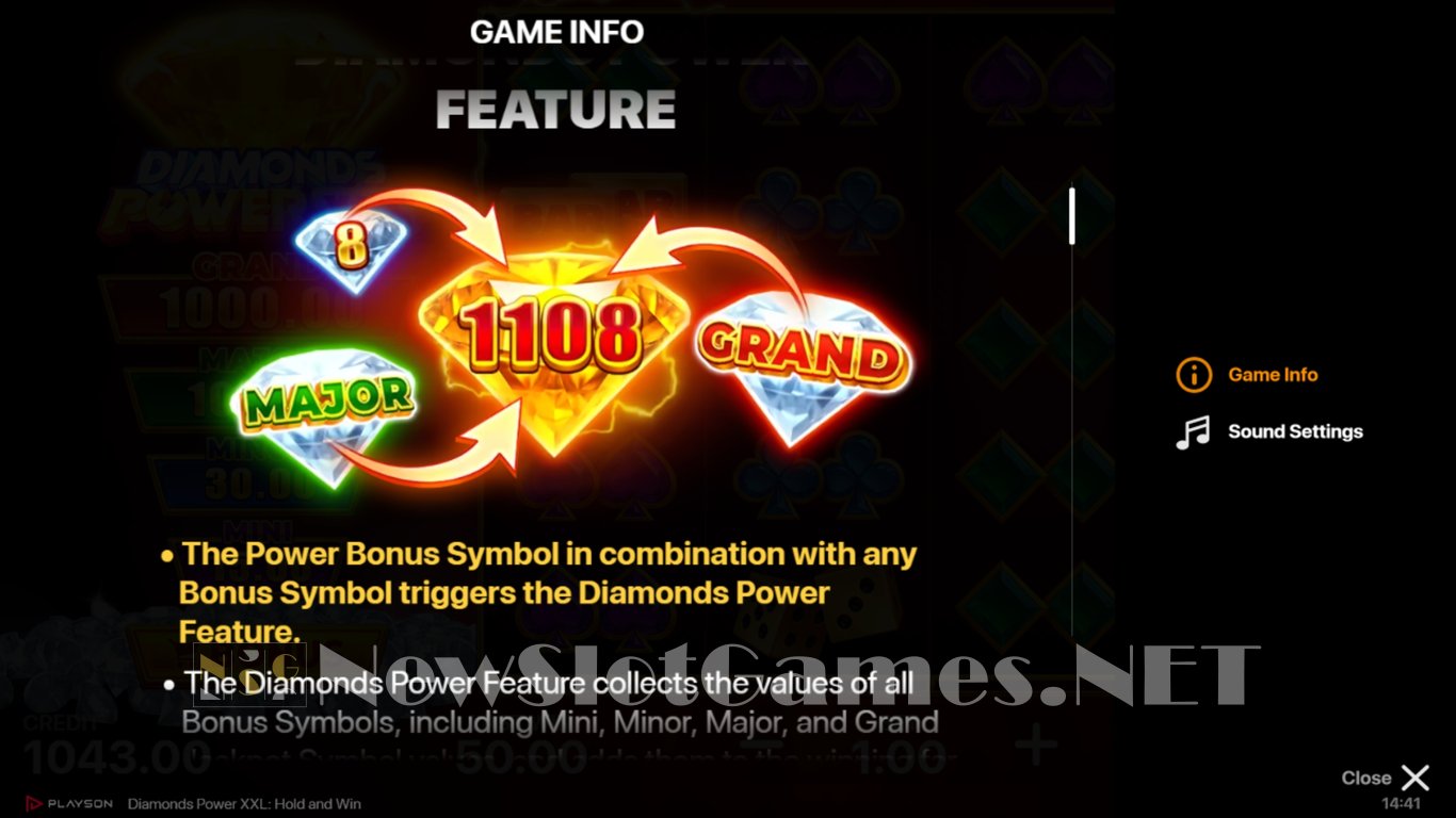 Diamonds Power XXL Hold and Win Slot Slot Image in Demo - pic. 5