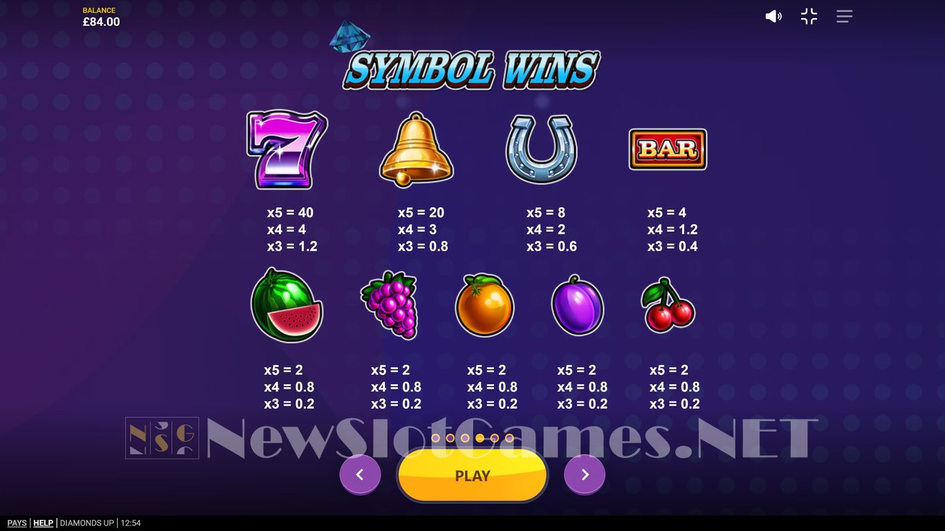 Diamonds Up Slot Slot Image in Demo - pic. 6