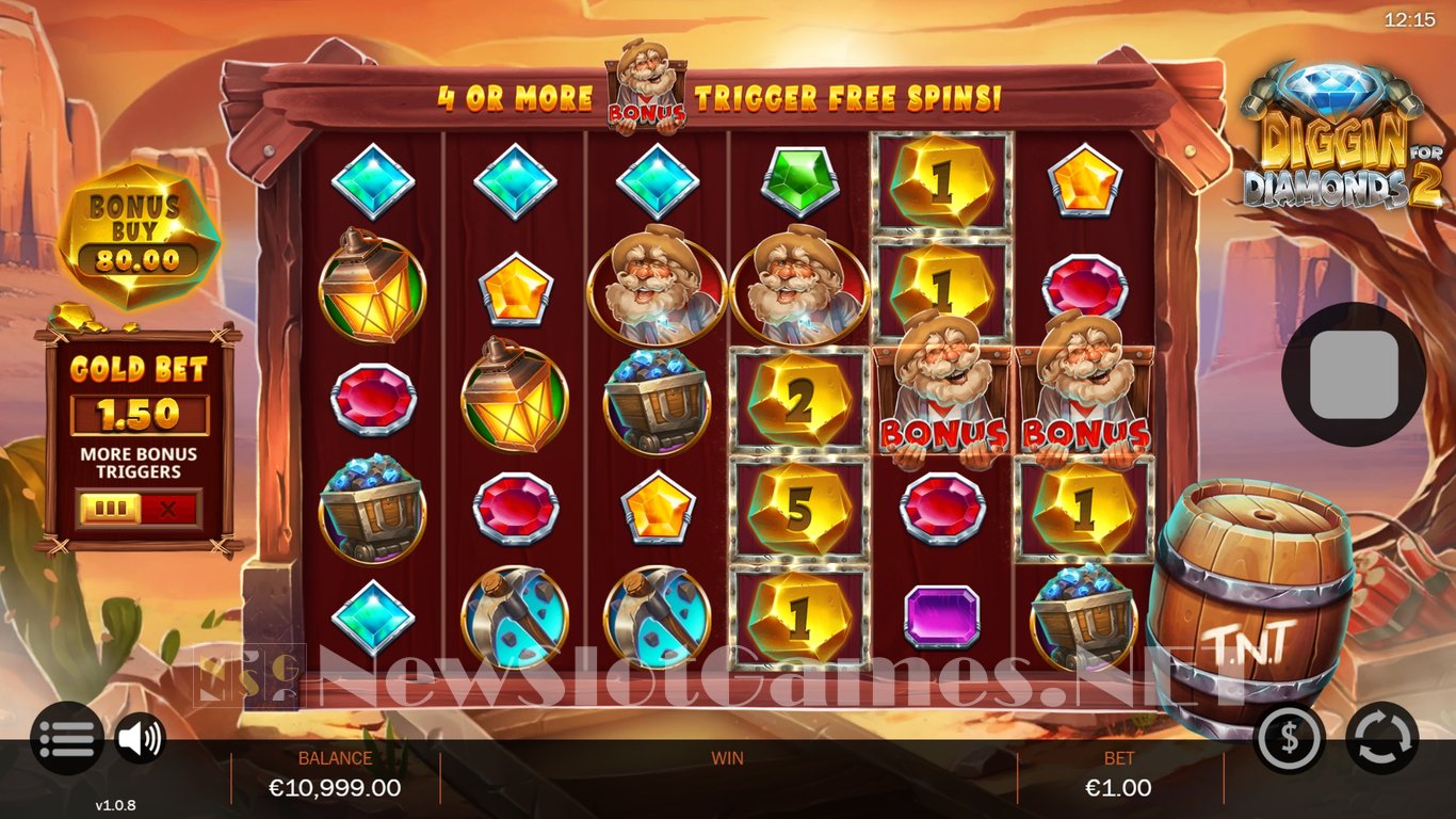 Diggin for Diamonds 2 Slot Slot Image in Demo - pic. 2