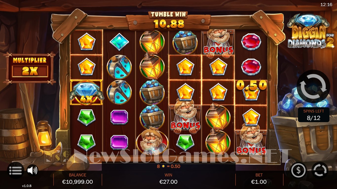 Diggin for Diamonds 2 Slot Slot Image in Demo - pic. 6