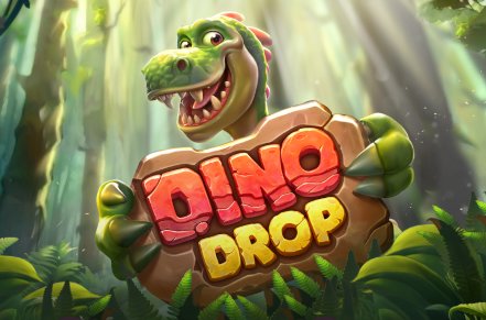 Dino Drop Slot Logo