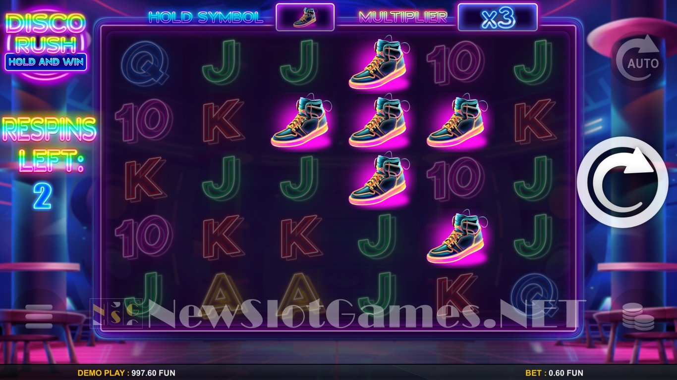 Disco Rush Hold & Win Slot Slot Image in Demo - pic. 4