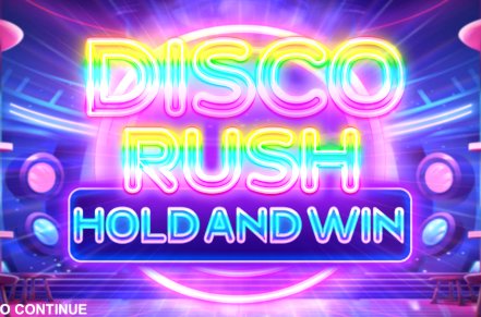 Disco Rush Hold & Win Slot Logo