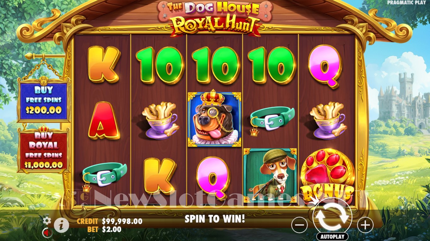 The Dog House – Royal Hunt Slot Demo Image