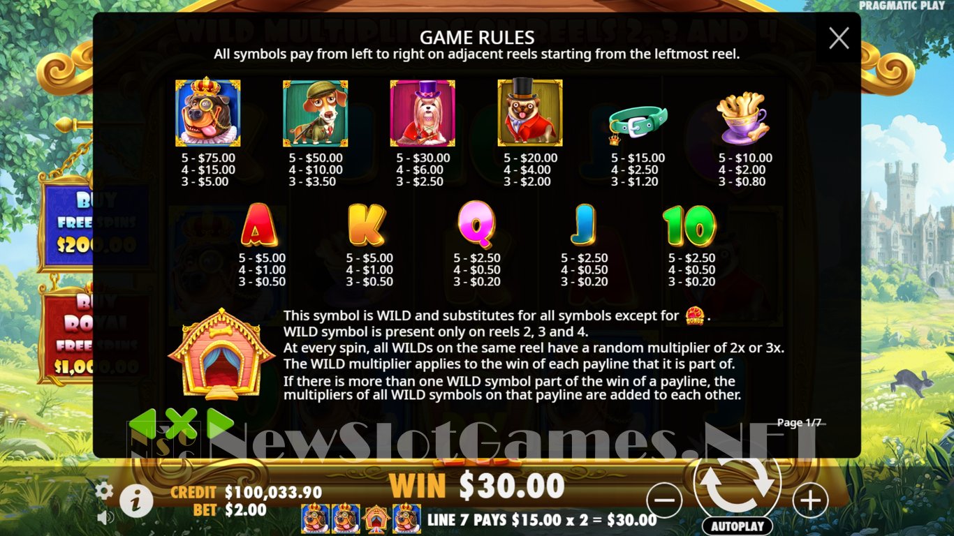 The Dog House – Royal Hunt Slot Slot Image in Demo - pic. 6