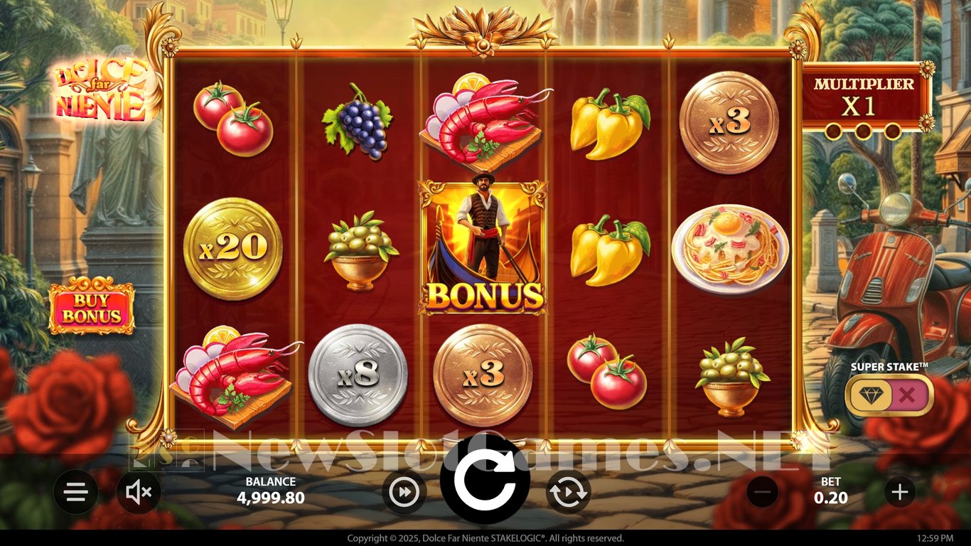 Dolce Far Niente Slot Demo Image