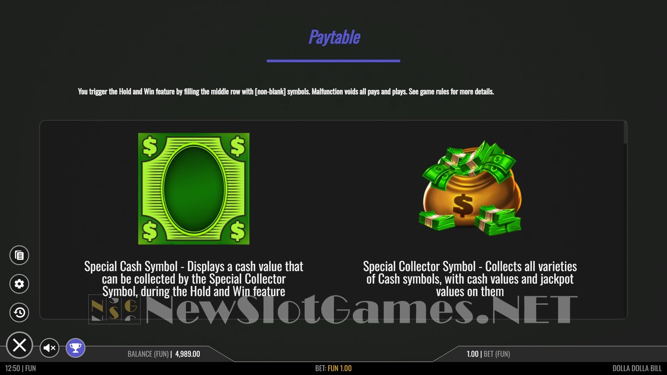 Dolla Dolla Bill Slot Slot Image in Demo - pic. 5