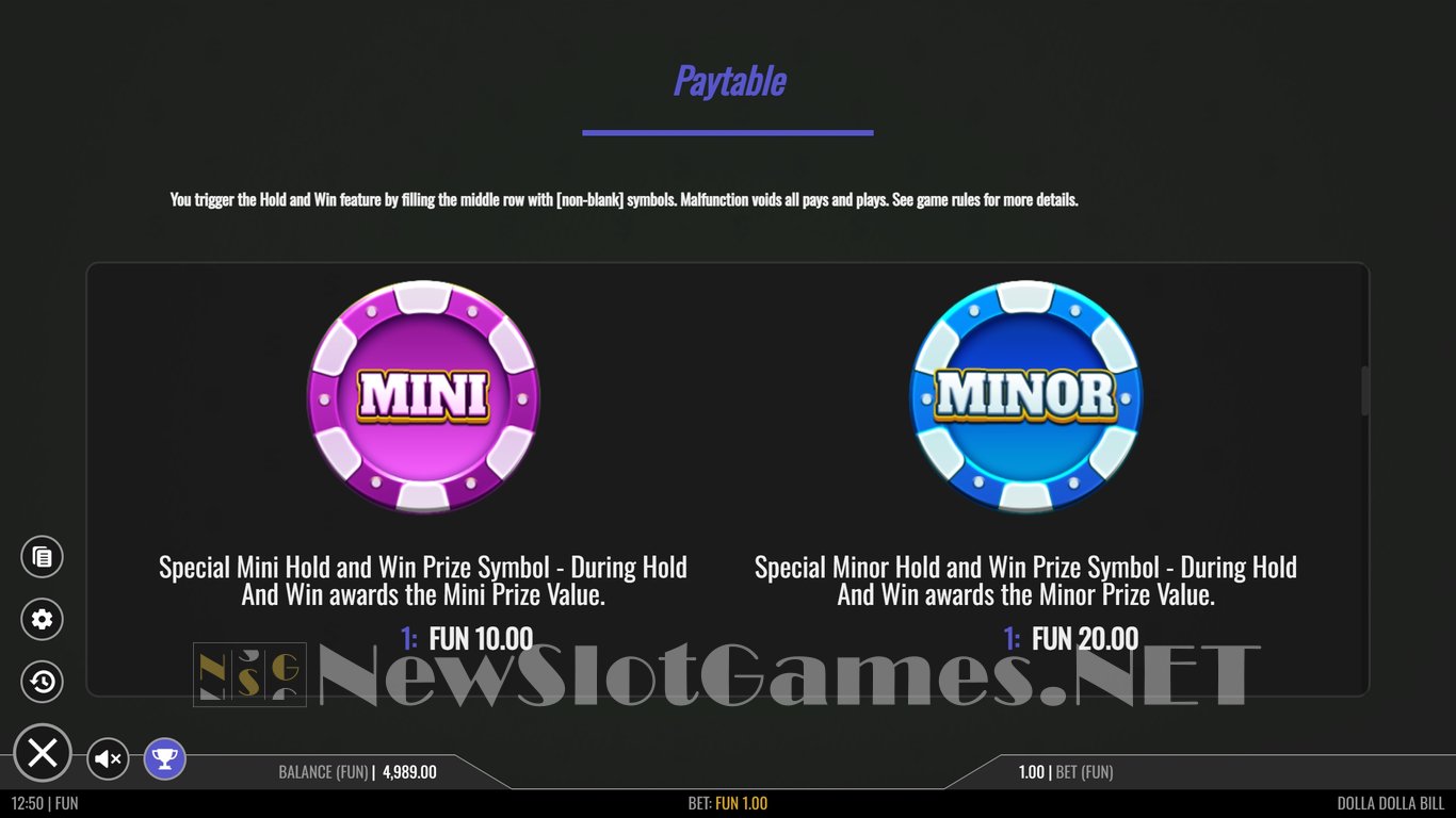 Dolla Dolla Bill Slot Slot Image in Demo - pic. 7