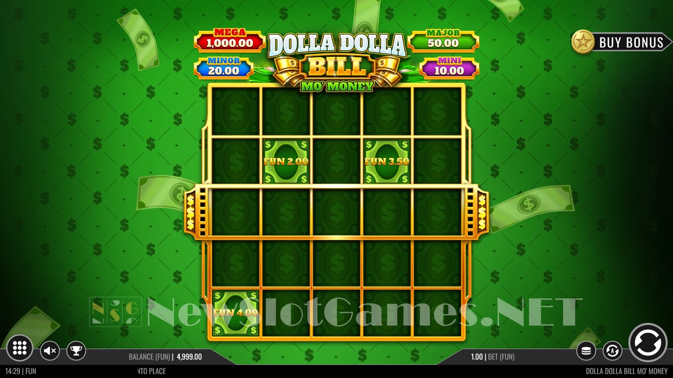Dolla Dolla Bill Mo Money Slot Demo Image