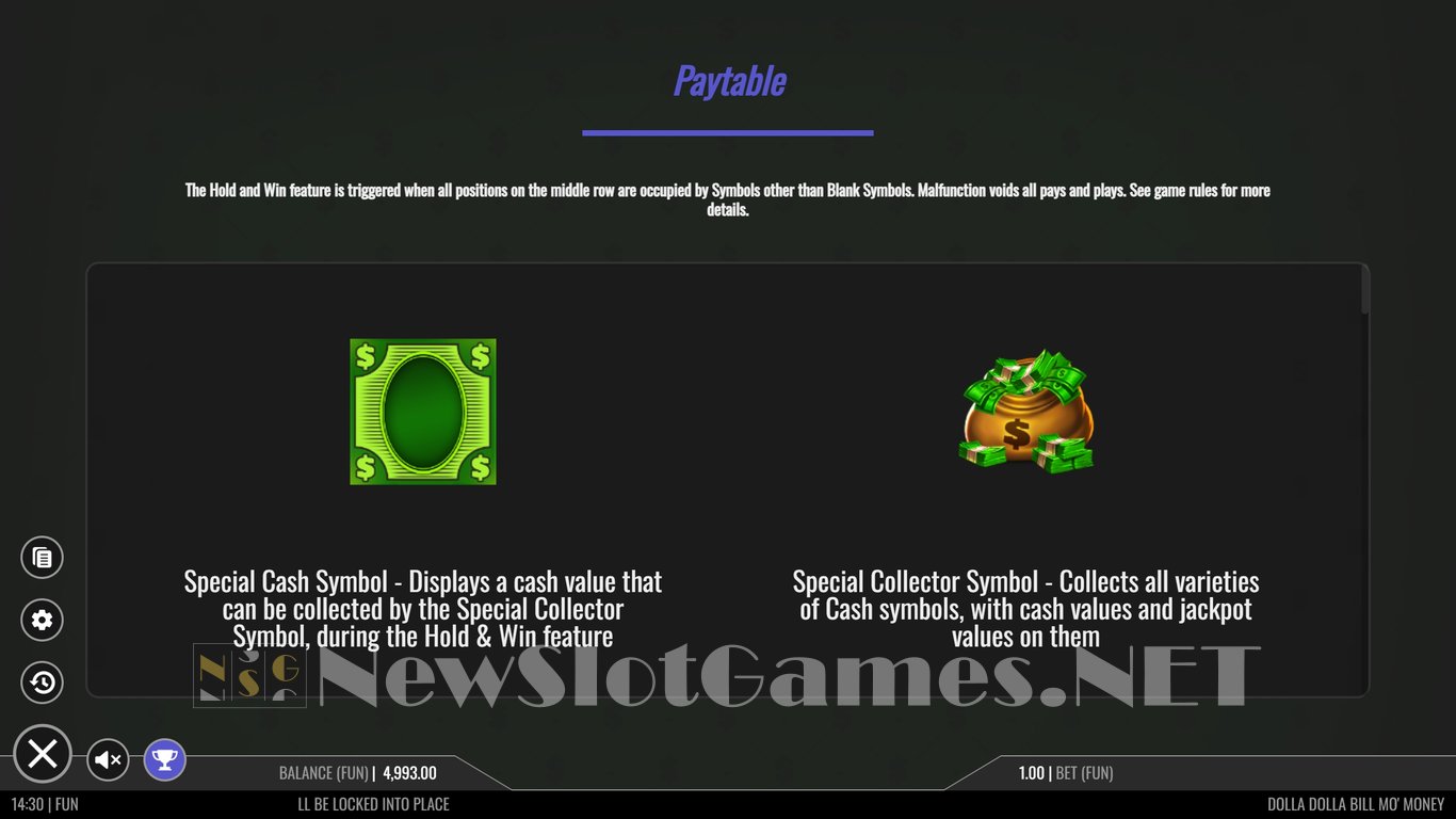 Dolla Dolla Bill Mo Money Slot Slot Image in Demo - pic. 3