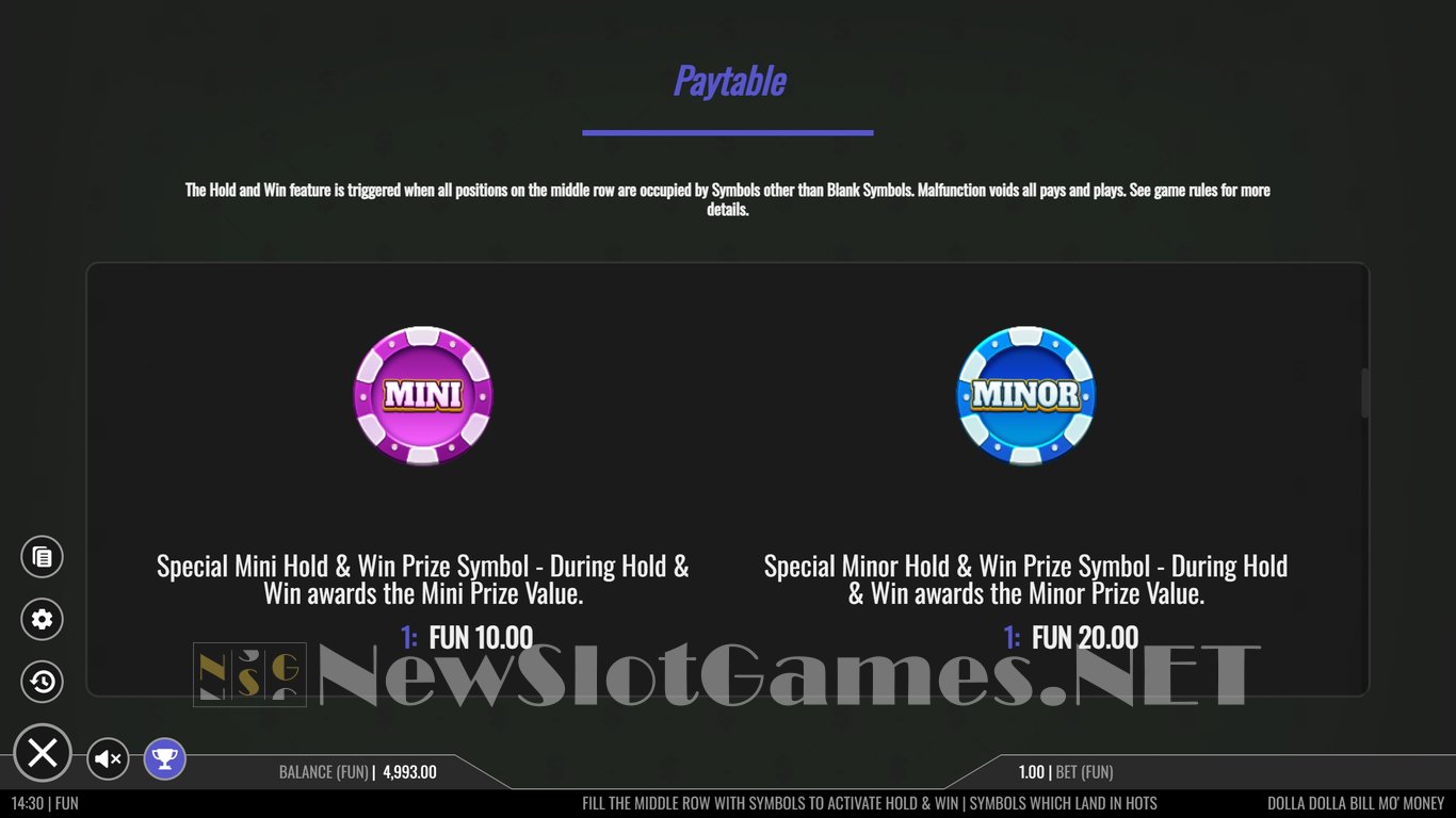 Dolla Dolla Bill Mo Money Slot Slot Image in Demo - pic. 5