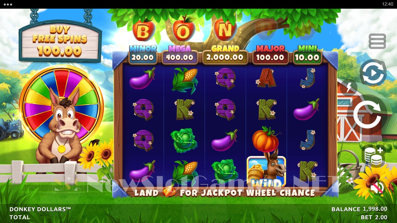 Donkey Dollars Slot Demo Image