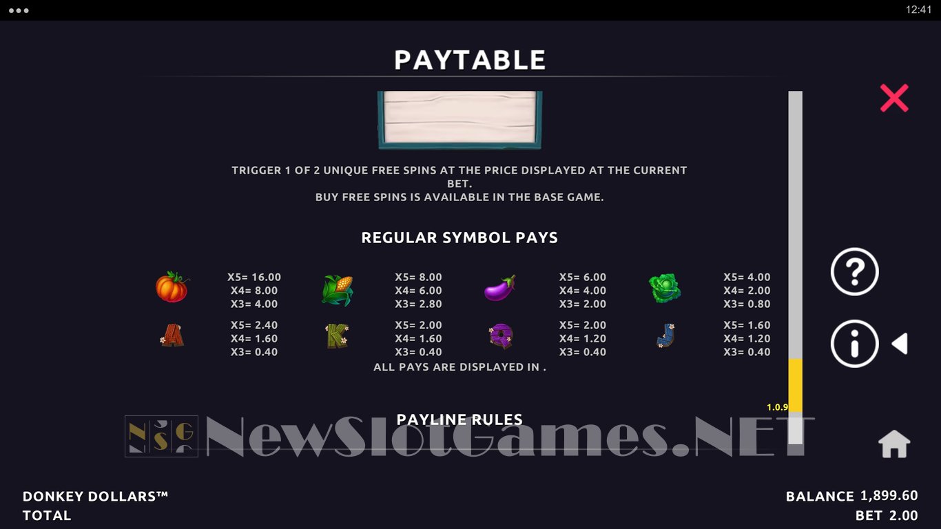 Donkey Dollars Slot Slot Image in Demo - pic. 8