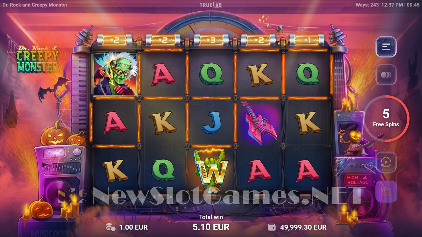 Dr. Rock & Creepy Monster Slot Slot Image in Demo - pic. 5