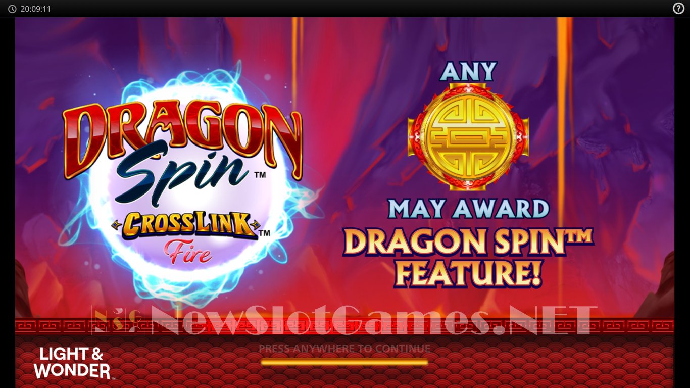 Dragon Spin CrossLink Fire Slot Demo Image