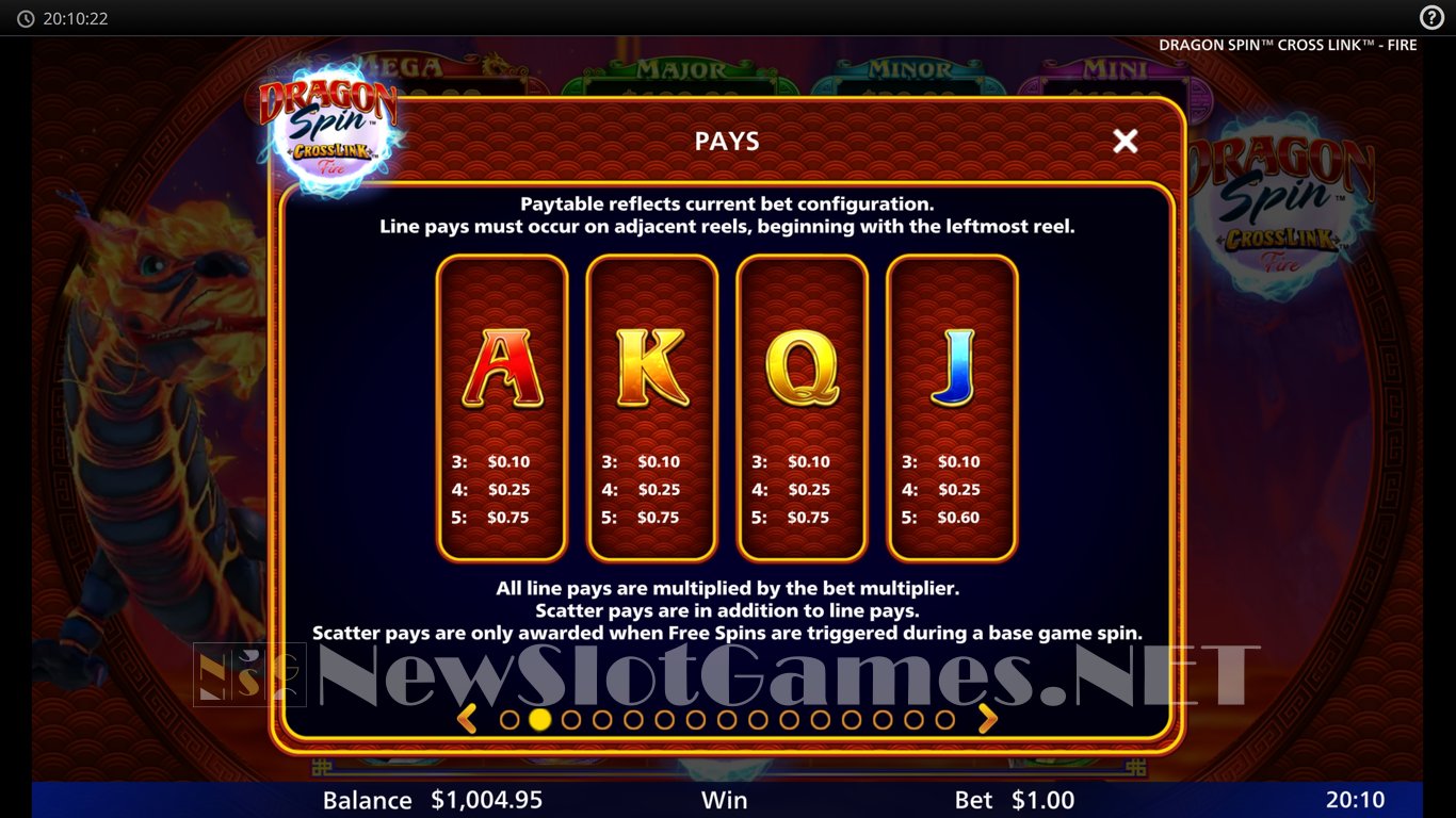Dragon Spin CrossLink Fire Slot Slot Image in Demo - pic. 11