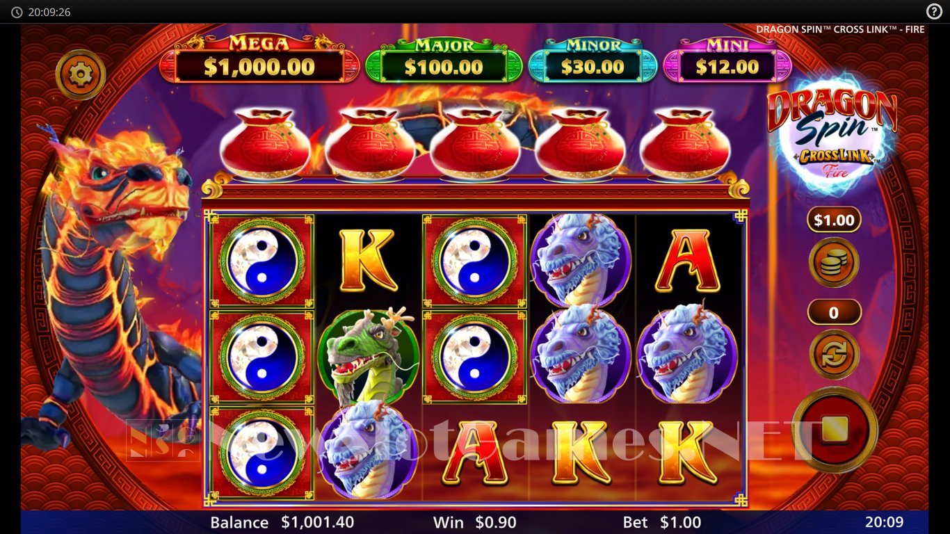 Dragon Spin CrossLink Fire Slot Slot Image in Demo - pic. 3