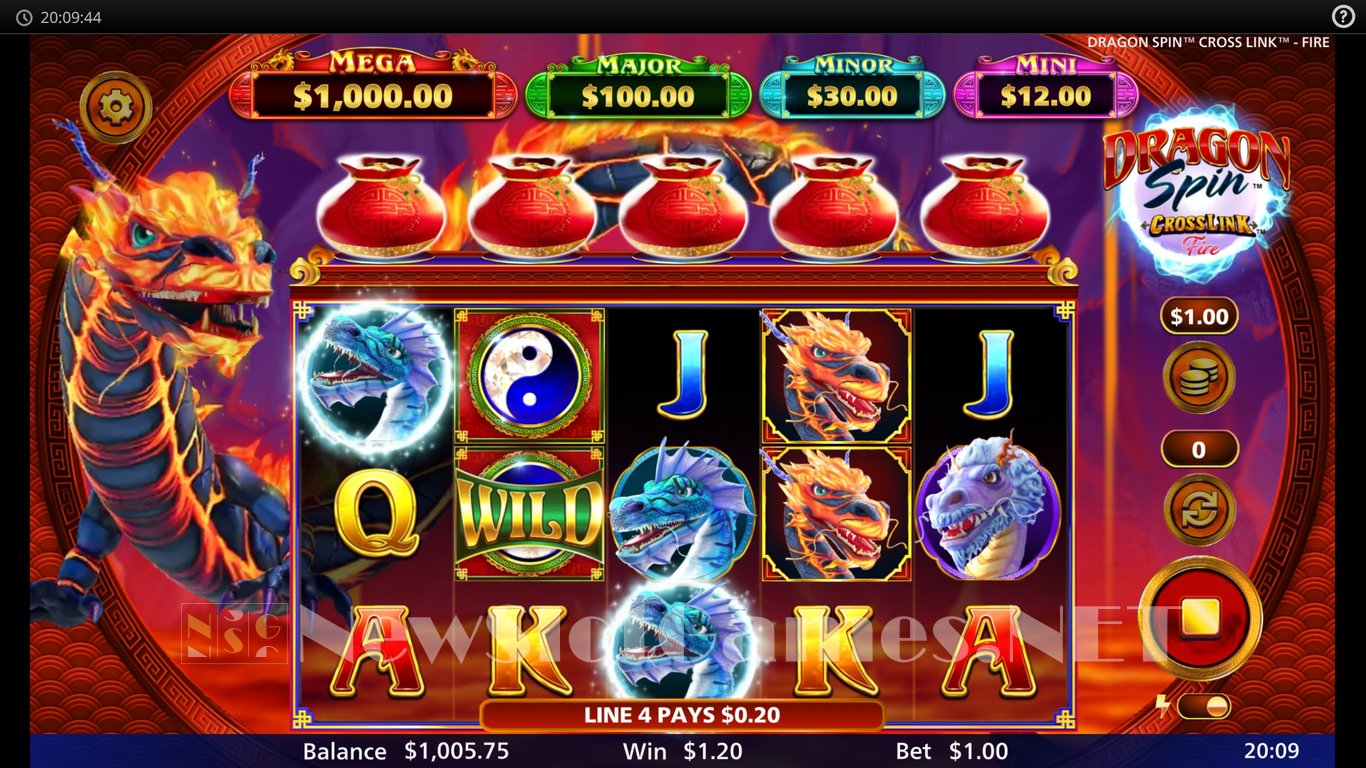Dragon Spin CrossLink Fire Slot Slot Image in Demo - pic. 6