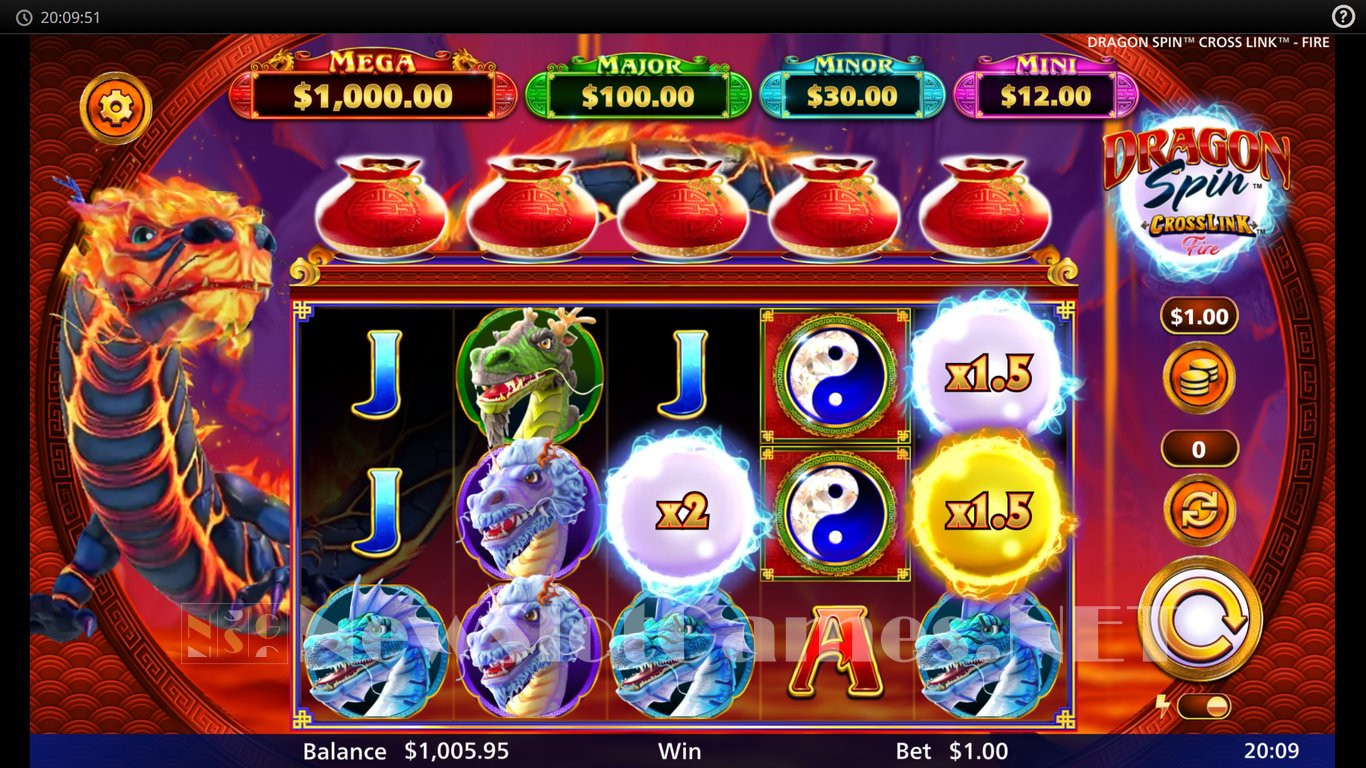 Dragon Spin CrossLink Fire Slot Slot Image in Demo - pic. 7