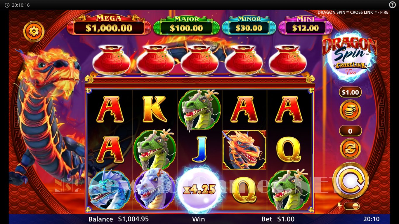 Dragon Spin CrossLink Fire Slot Slot Image in Demo - pic. 9