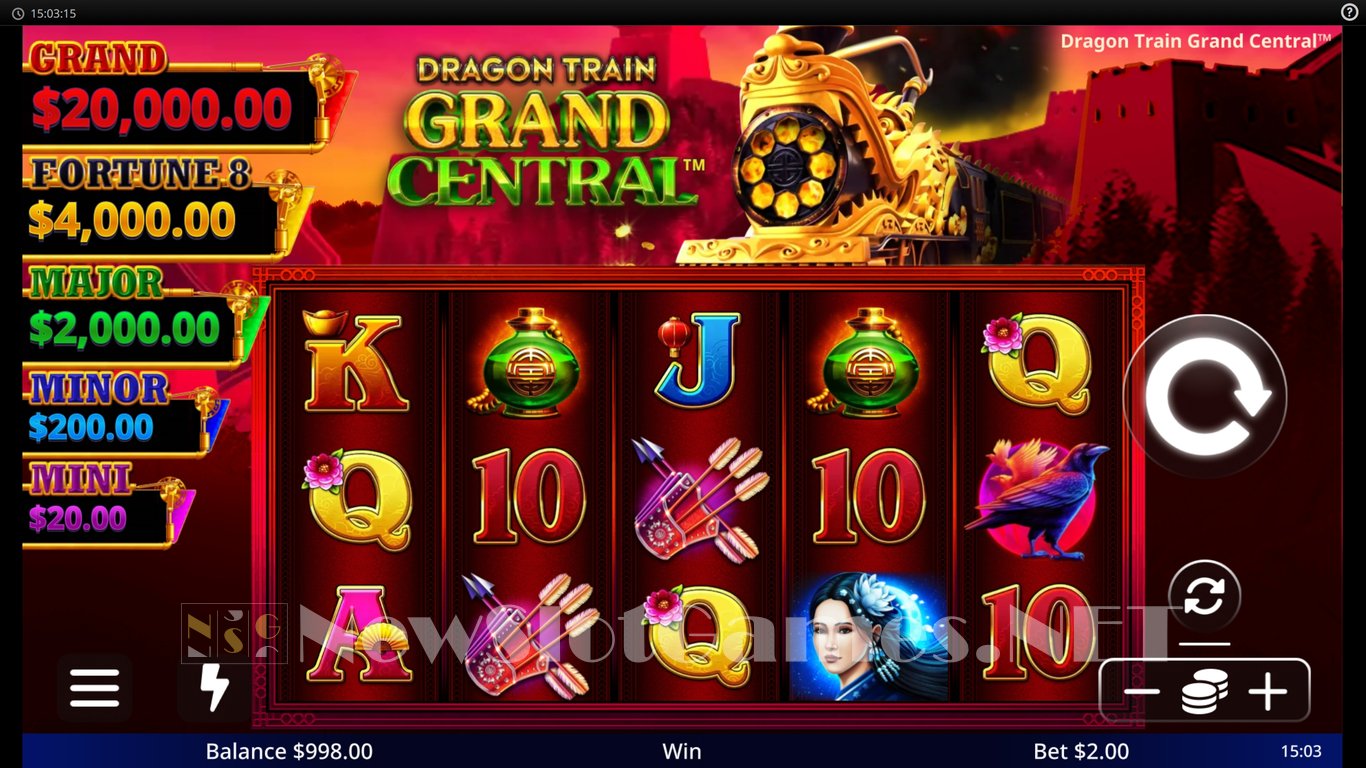 Dragon Train Grand Central Slot Demo Image
