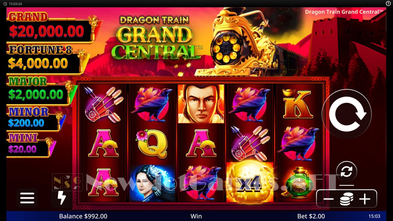 Dragon Train Grand Central Slot Slot Image in Demo - pic. 2