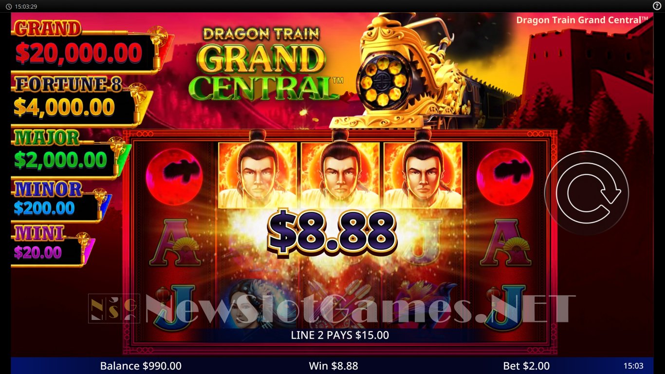 Dragon Train Grand Central Slot Slot Image in Demo - pic. 3