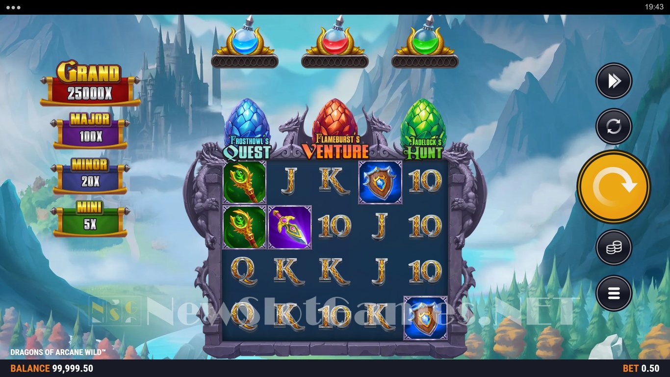 Dragons of Arcane Wild Slot Demo Image