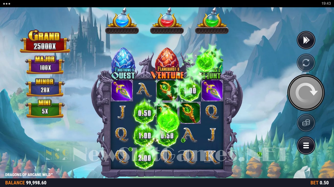 Dragons of Arcane Wild Slot Slot Image in Demo - pic. 3