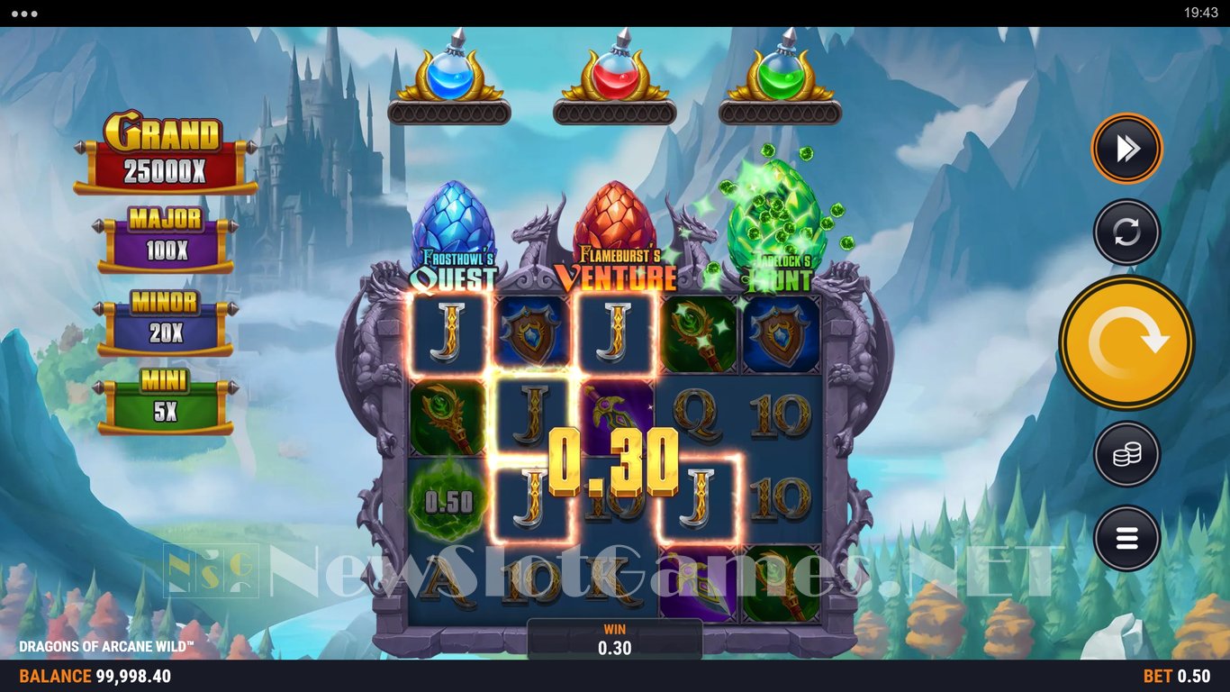 Dragons of Arcane Wild Slot Slot Image in Demo - pic. 4