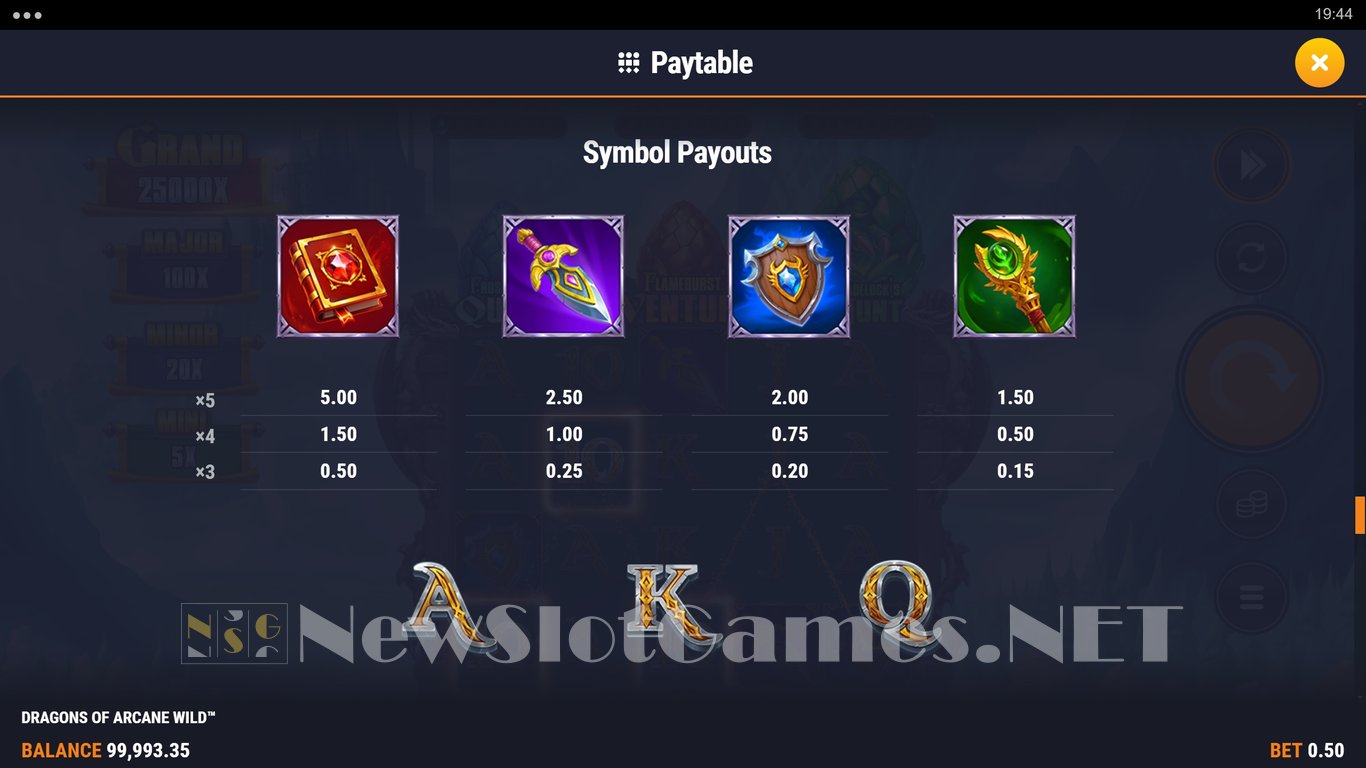 Dragons of Arcane Wild Slot Slot Image in Demo - pic. 7