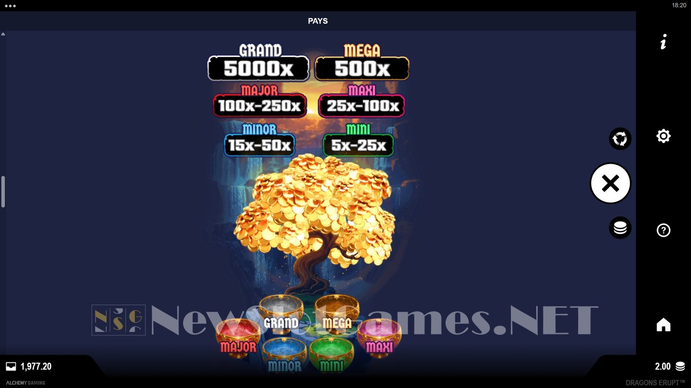 Dragons Erupt Slot Slot Image in Demo - pic. 4