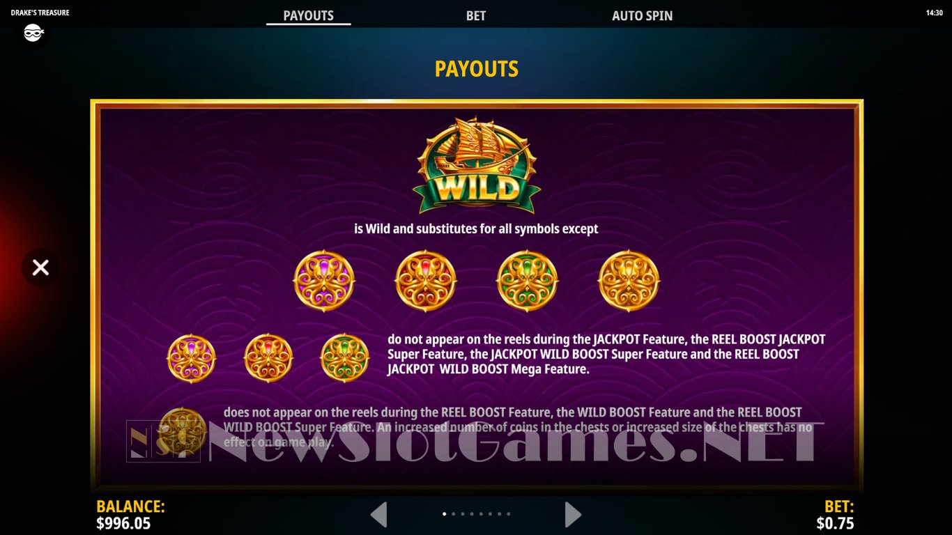 Drakes Treasure Slot Slot Image in Demo - pic. 5