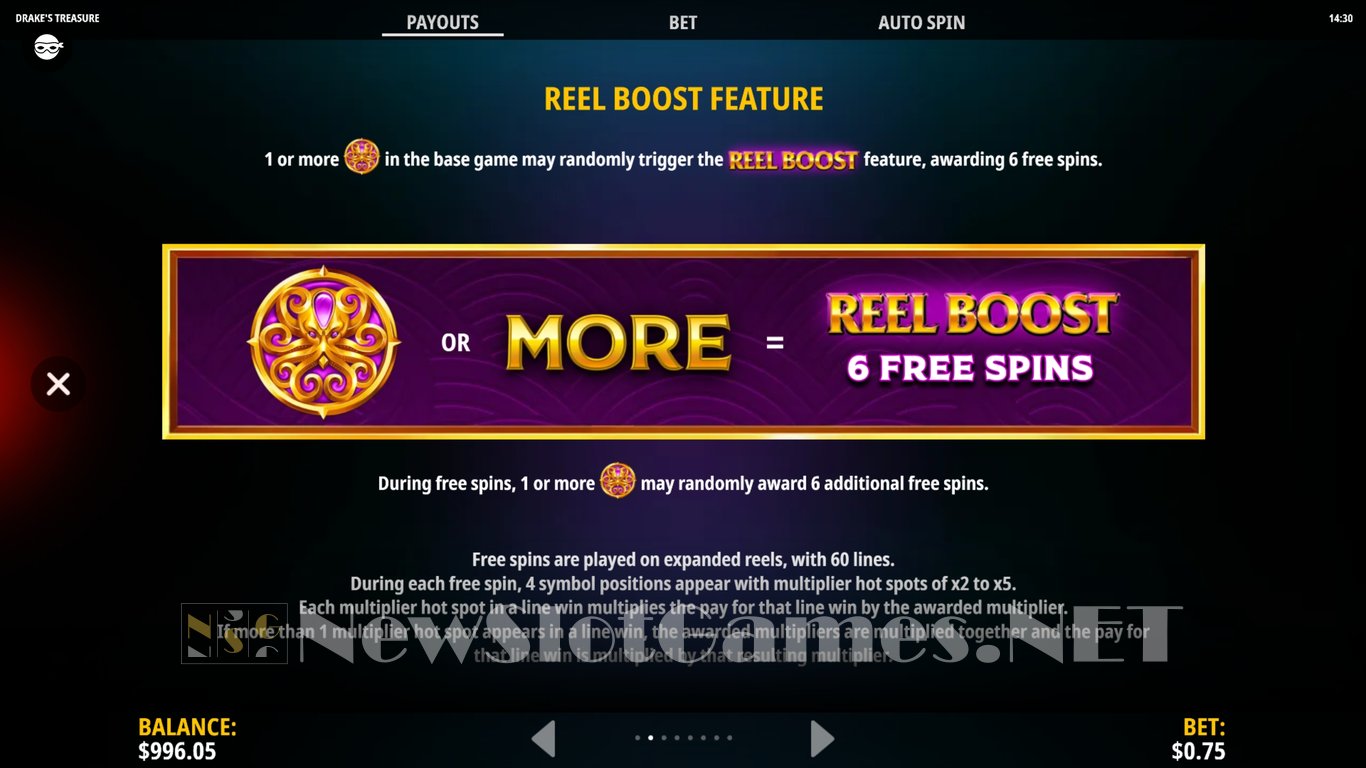 Drakes Treasure Slot Slot Image in Demo - pic. 6