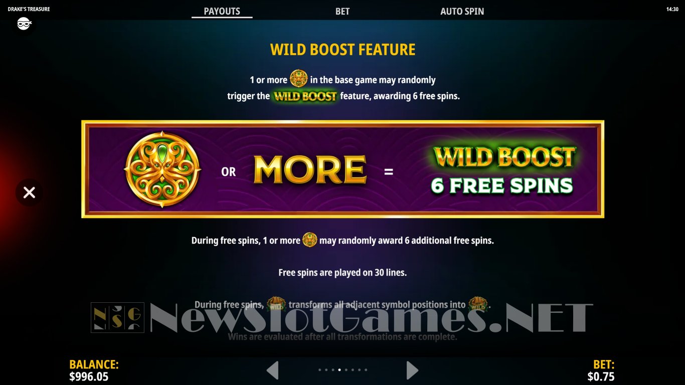 Drakes Treasure Slot Slot Image in Demo - pic. 7