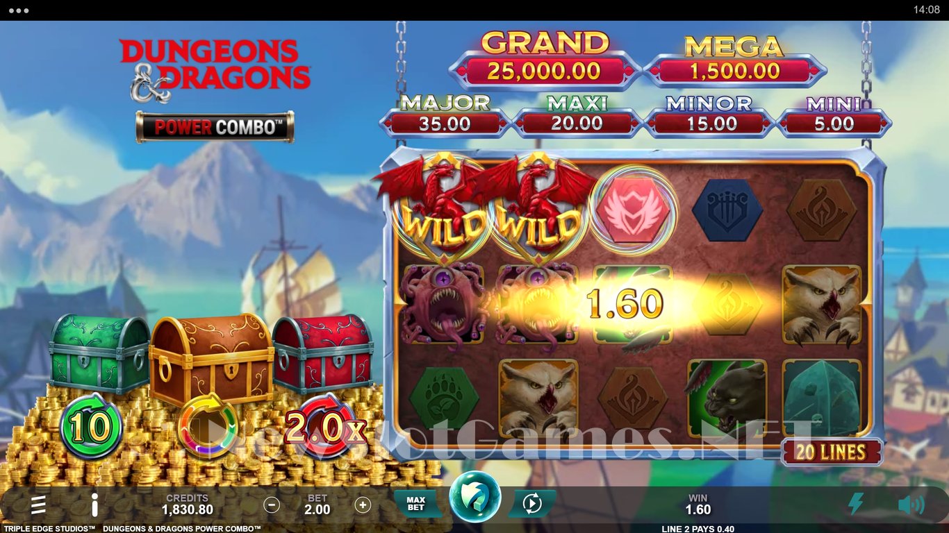 Dungeons & Dragons Power Combo Slot Slot Image in Demo - pic. 2