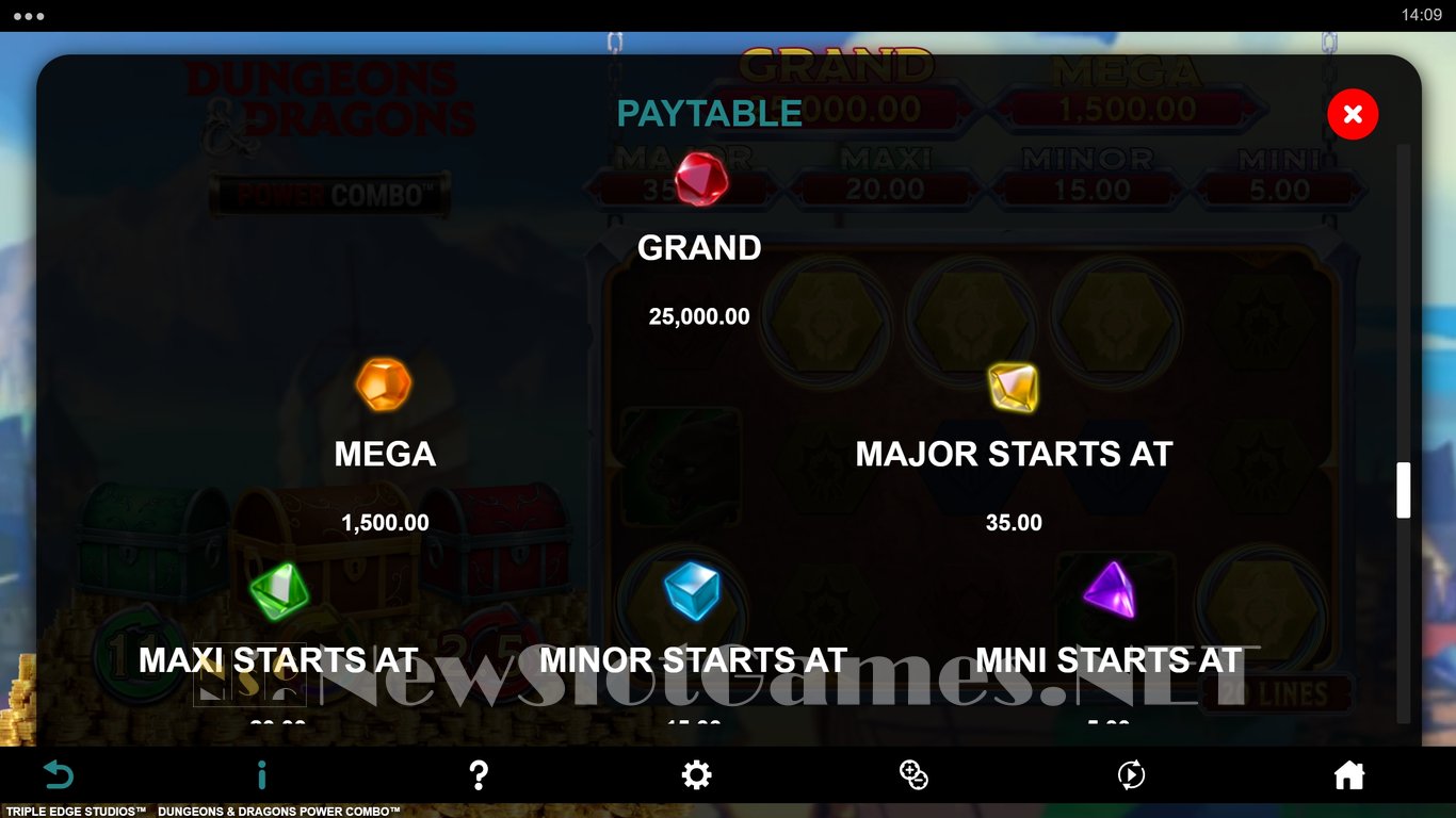Dungeons & Dragons Power Combo Slot Slot Image in Demo - pic. 6